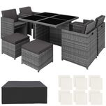 Zestaw mebli rattanowych Manhattan szary OUTLET