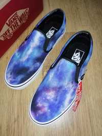 Nowe buty trampki classic skip-on Vans Vansy Galaxy kosmos 38,5