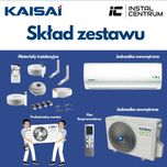 Klimatyzacja KAISAI ECO 2,6 kW do 30 m2 z MONTAŻEM, Cała POLSKA