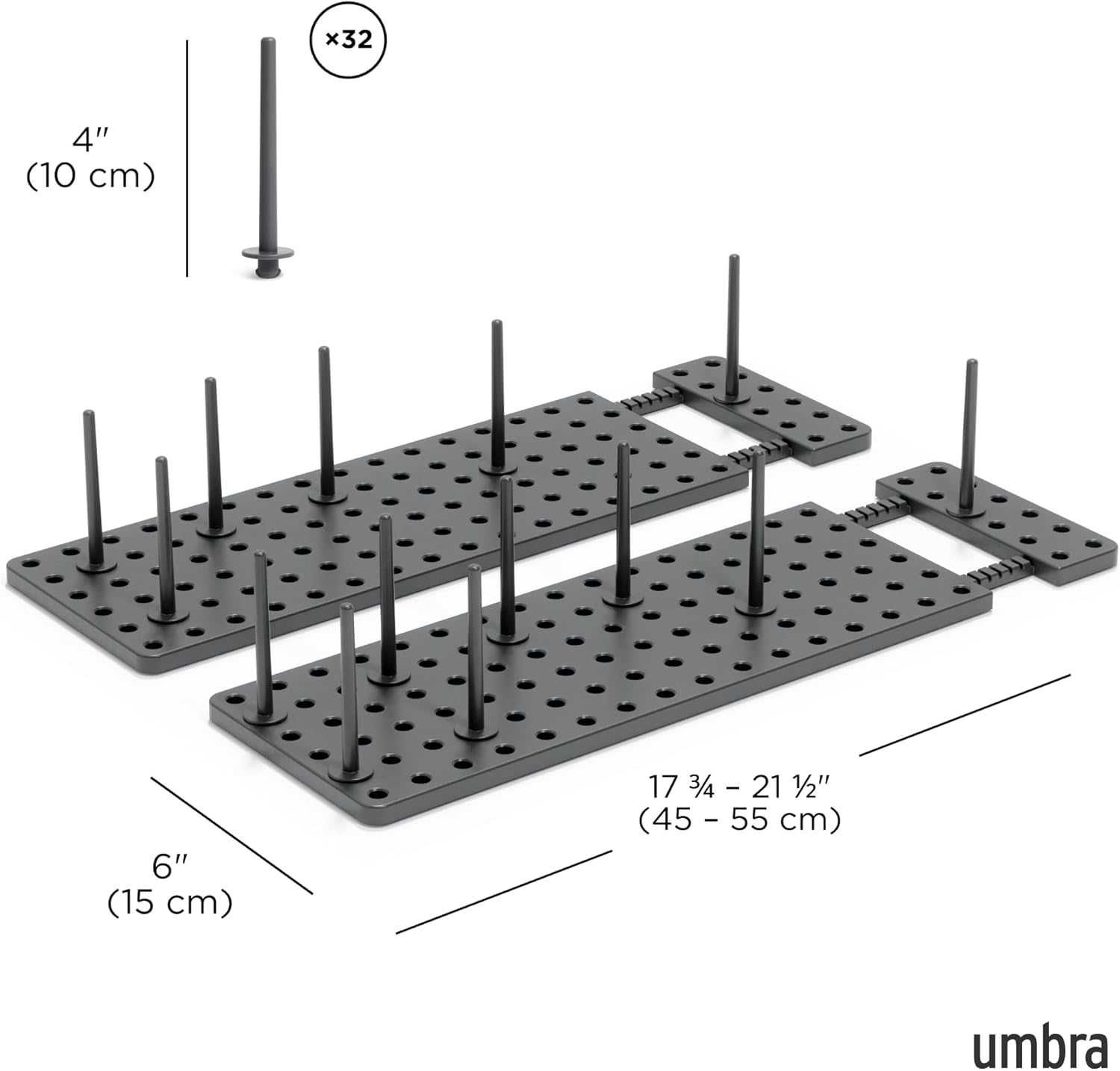 Umbra Peggy,  taca do szuflad - regulowany system przechowywania