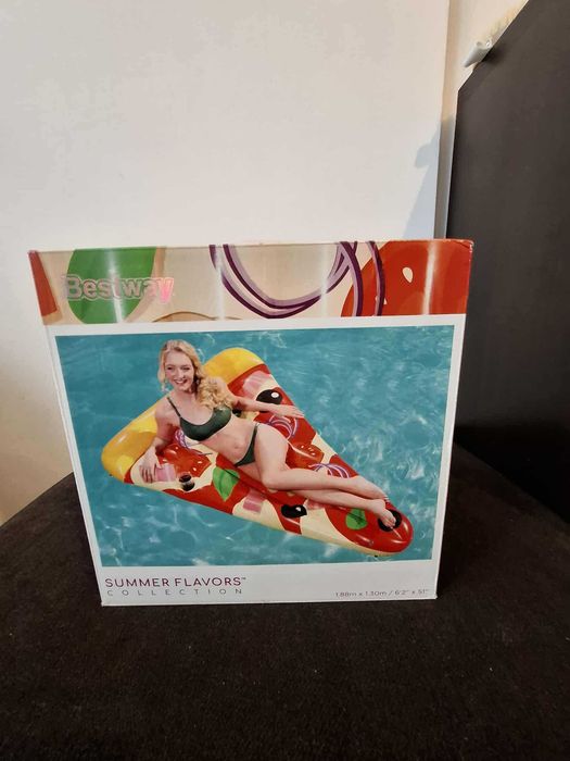 Materac nadmuchiwany do pływania pizza, Bestway