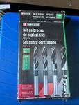 Conjunto de Brocas Espiral Parkside HSS (4 peças) - NOVO