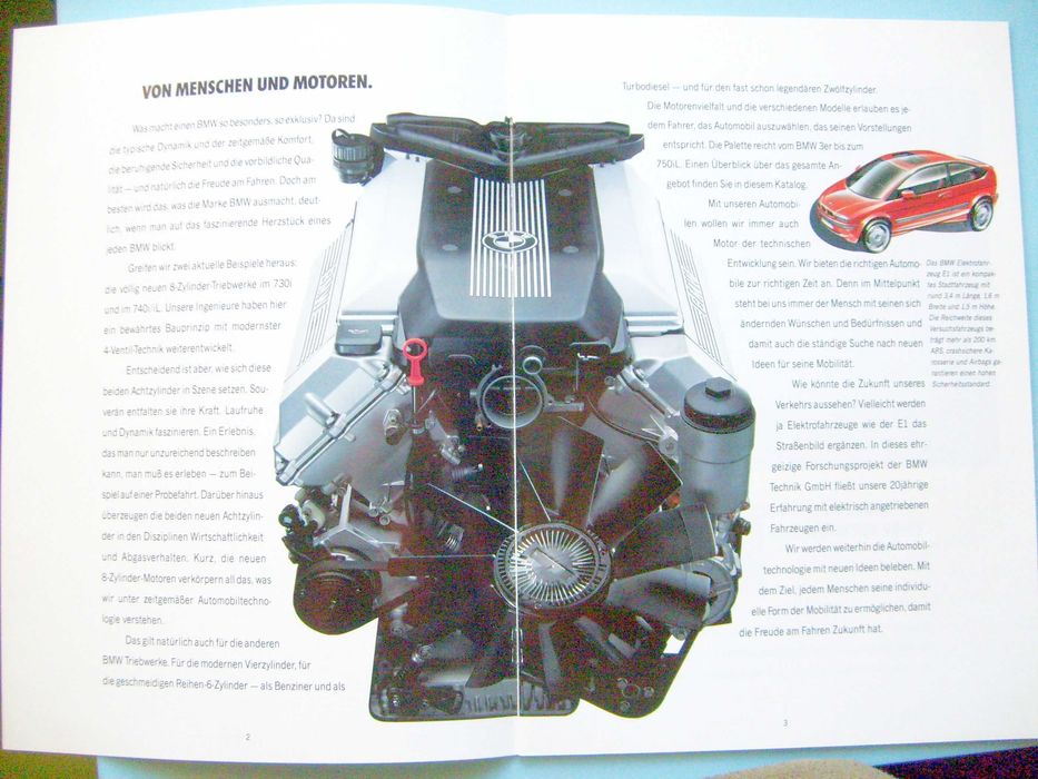 BMW Programm '92 - 3 E30 + E36, 5 E34 + M5, 7 E32, 8 E31 / prospekt