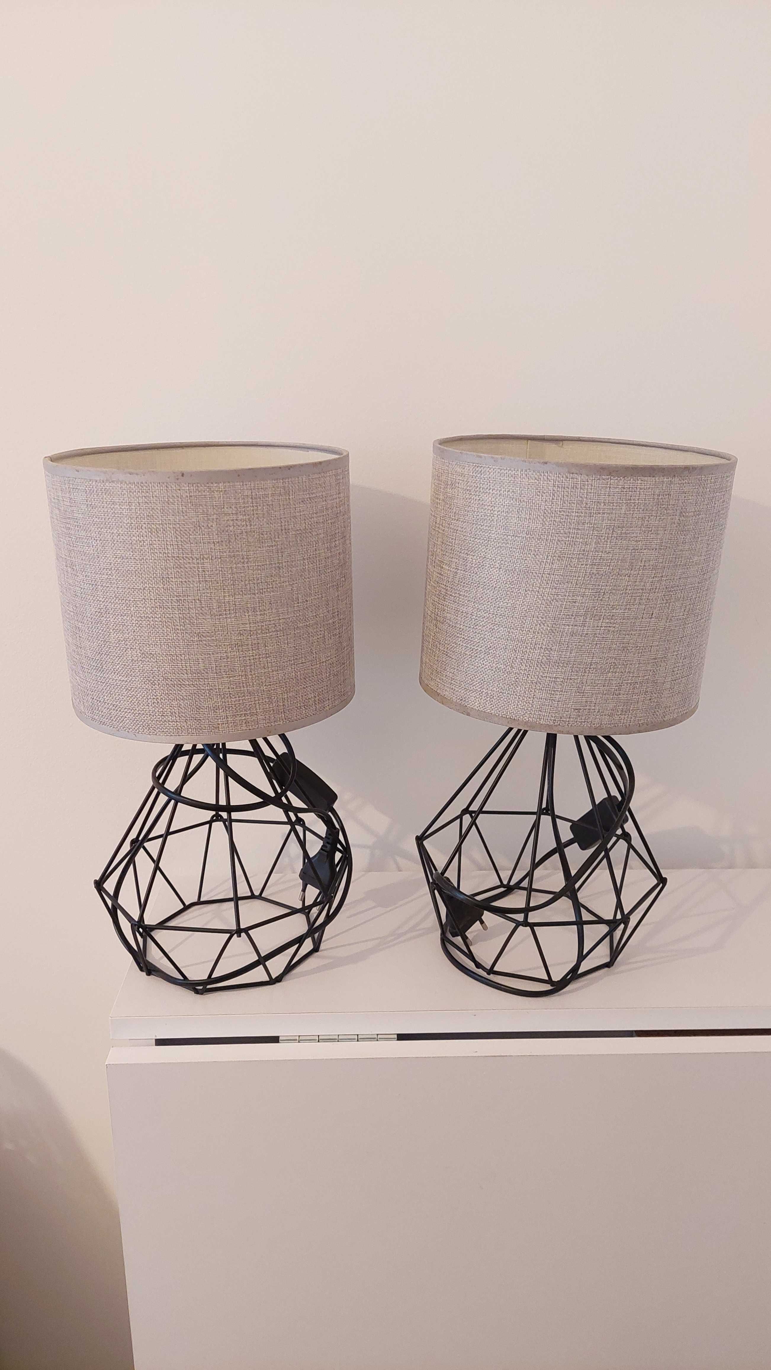 Candeeiros de Mesa Cinzentos