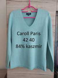 Caroll Paris 42 XL kaszmirowy sweterek piękny kolor !