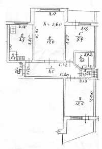 Продам власну 3-кімнатну