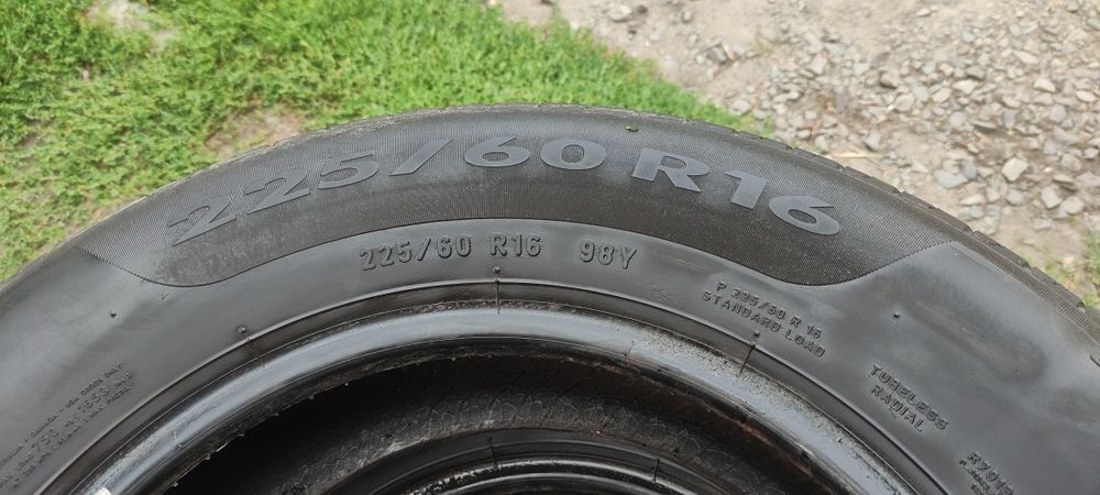 Opony letnie 5mm 225/60/16 Pirelli 5N możliwa wysyłka