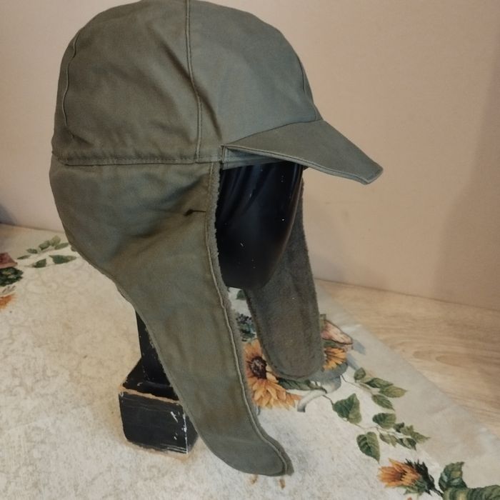 Nowa czapka pilotka khaki ocieplana