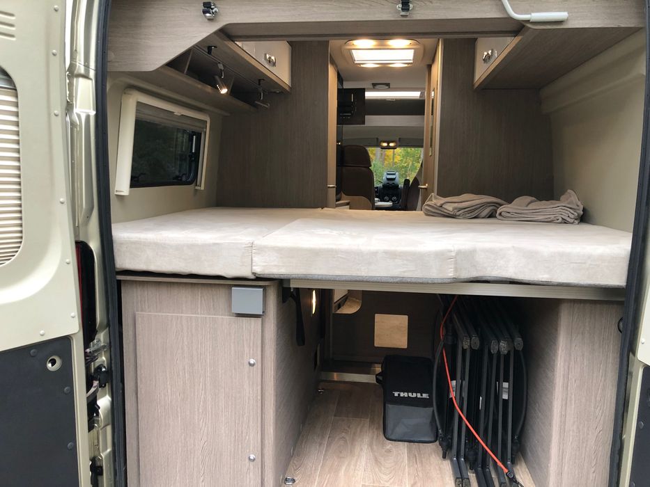 Knaus super ustawienie wnętrza