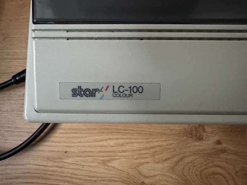 drukarka - retro amiga c64 atari - STAR LC-100 COLOR i tasmy