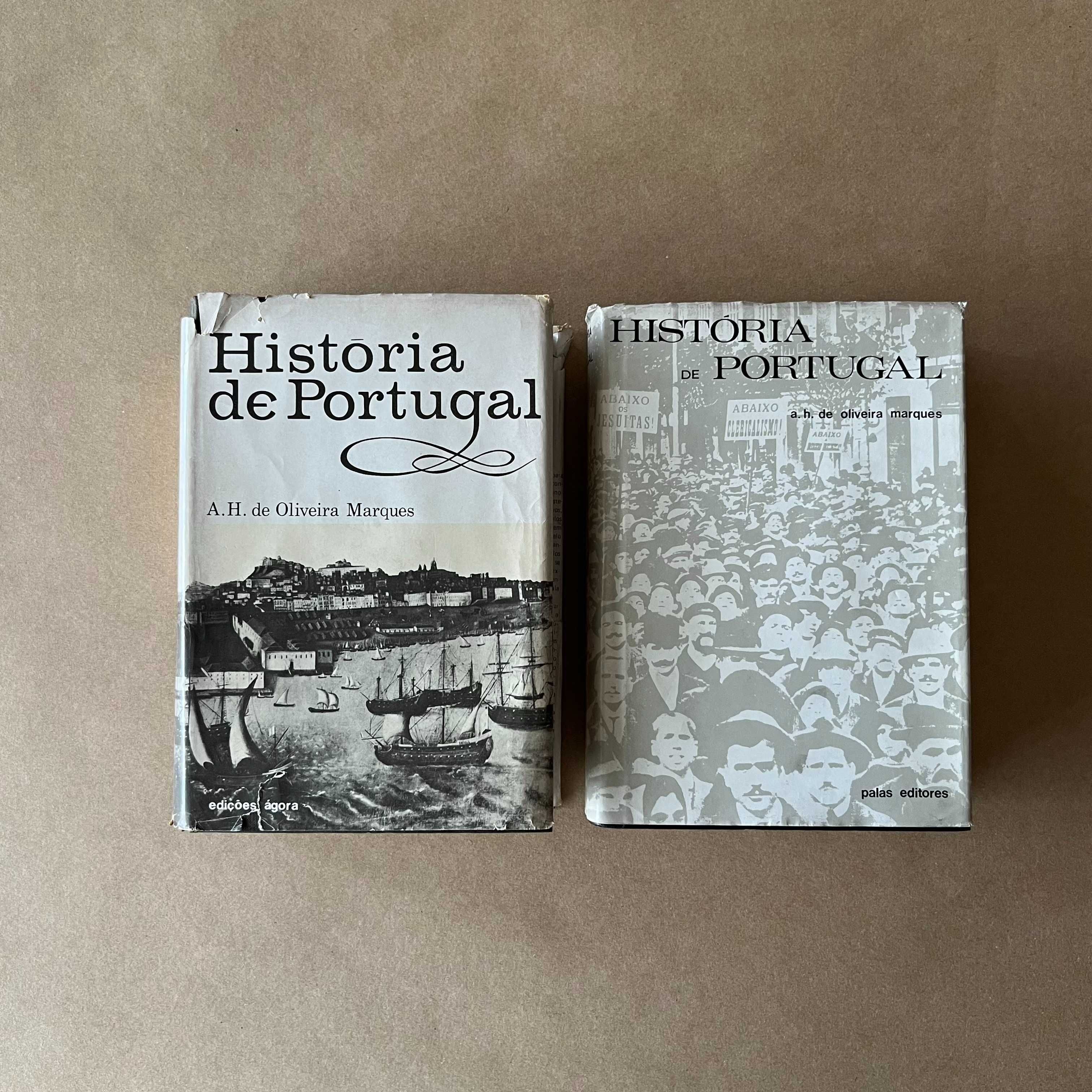 História de Portugal Vol. 1 + 2 - Oliveira Marques (1973)