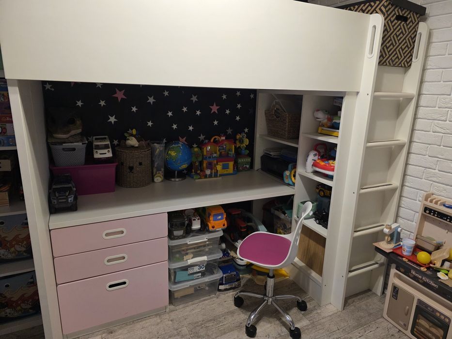 Łóżko pietrowe Ikea SMASTAD