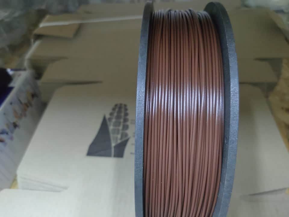 PLA филамент 1.75мм для 3D печати Pochatok Filament 0,75 кг коричневый