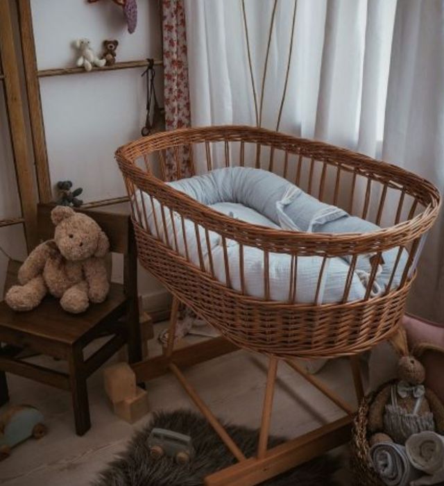 Kokon gniazdko niemowlęce z BIO muślinu, Hi Littl