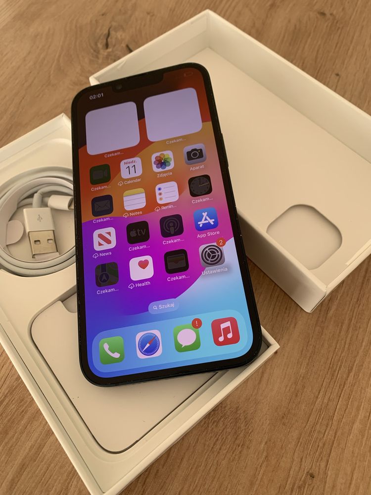 Iphone 14 128 gb czarny stan super