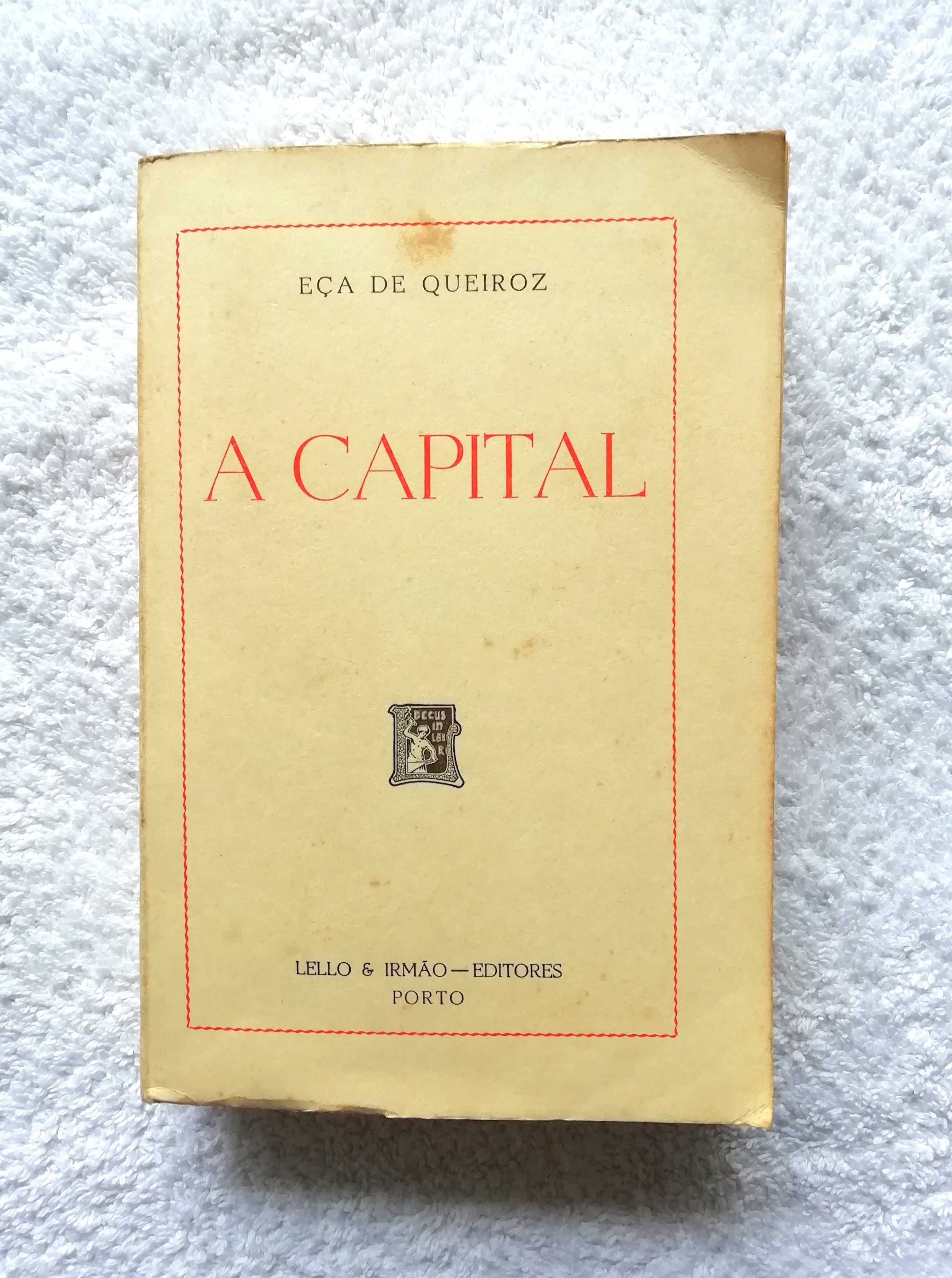 A capital – Livro antigo de Eça de Queiroz (1971 – 9ª Edição)