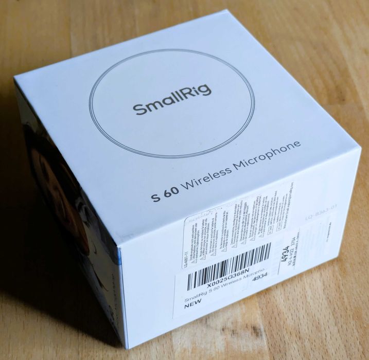 Microfone Wireless SMALLRIG S60 (Preto / USB-C) - NOVO