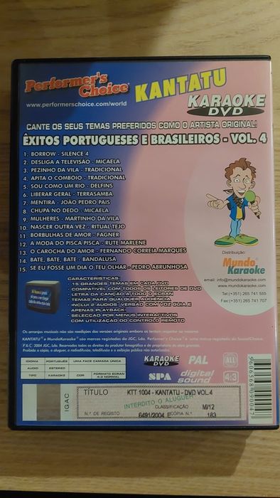 Kantatu DVD - Êxitos Portugueses e Brasileiros - vol.3 ao 10

Se quise