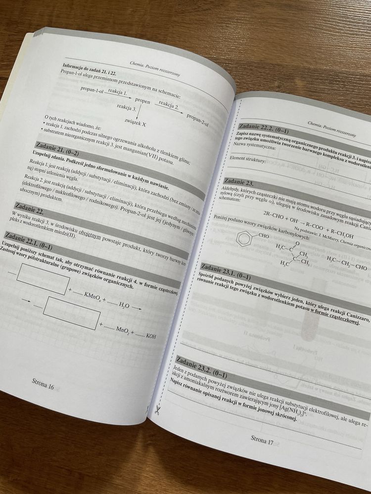 Arkusze nowa matura Operon - chemia formuła 2023