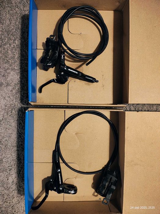 Hamulce Shimano BR-MT520 BL-MT501 4-tłoczki KPL. P+T