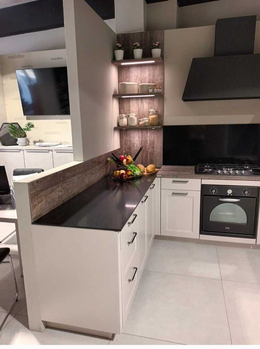 Meble kuchenne NOBILIA front Chalet - z ekspozycji