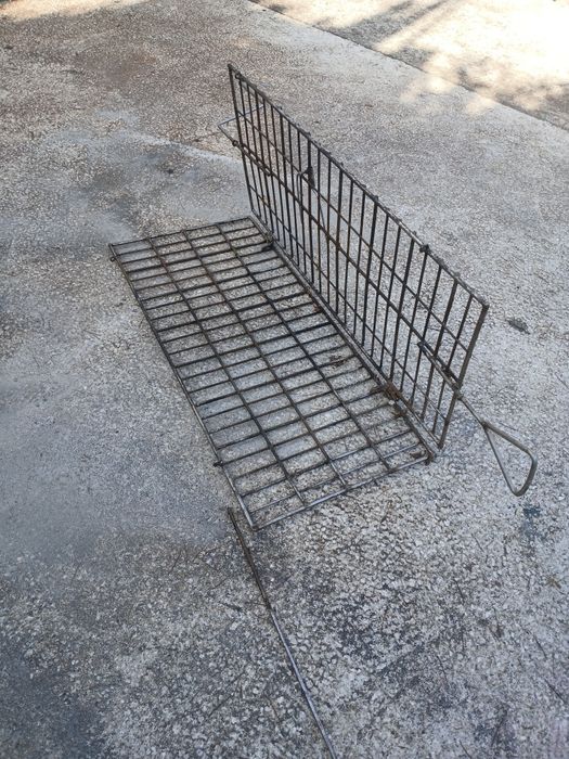 Grelha de  inox para frangos
