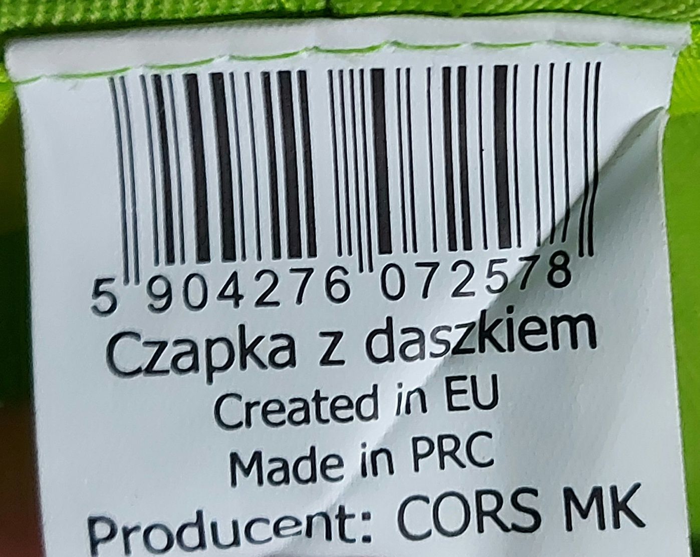 Czapka z daszkiem rozm.ONE SIZE