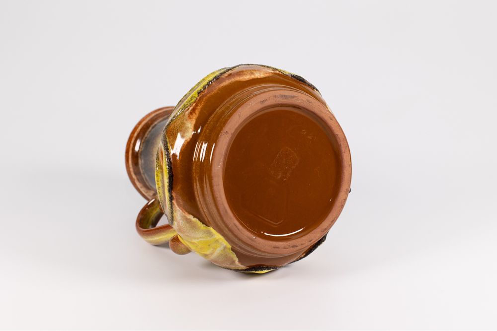 Wazon ceramiczny Strehla fat lava Niemcy lata 70-te
