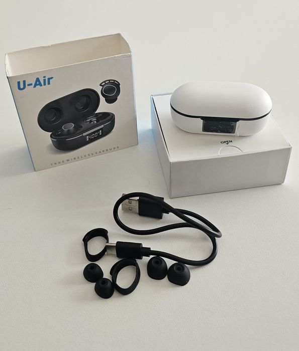 Auriculares Bluetooth Novos na Embalagem! Com Estojo & Cabo Type-C