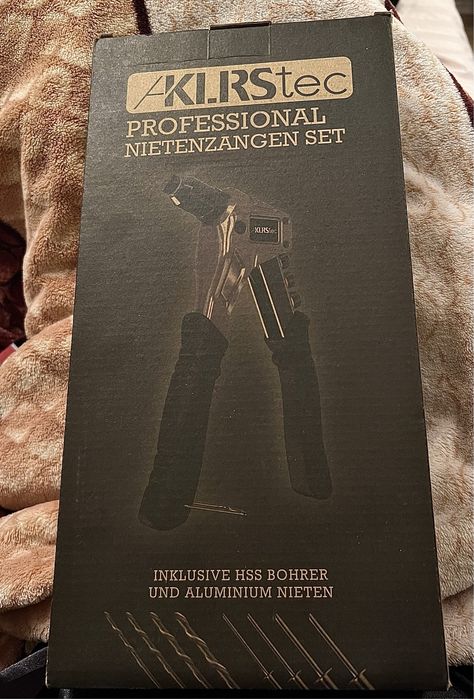 Ручной заклёпочник KLRStec + набор заклёпок и сверл
