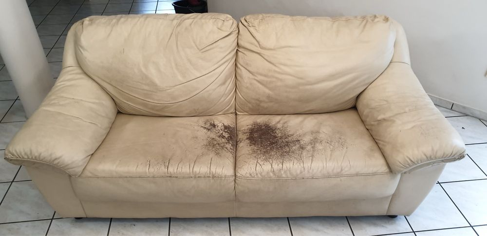 Kanapa ze skóry, IKEA, do renowacji