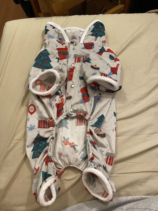 Ubranko dla psa christmas piżama S corgi buldog francuski święta