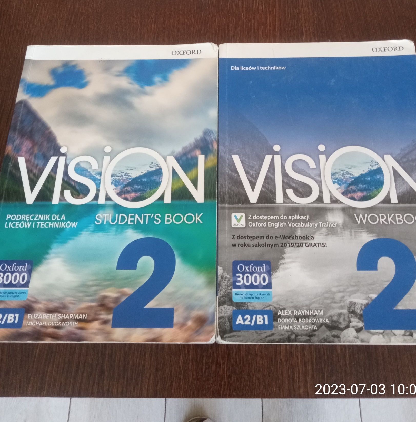 Podręcznik+ćwiczenie Vision2