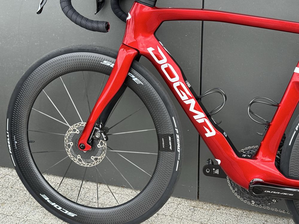 Pinarello Dogma F Starry Red Custom Dura Ace Di2 Scope Artech Disc 54