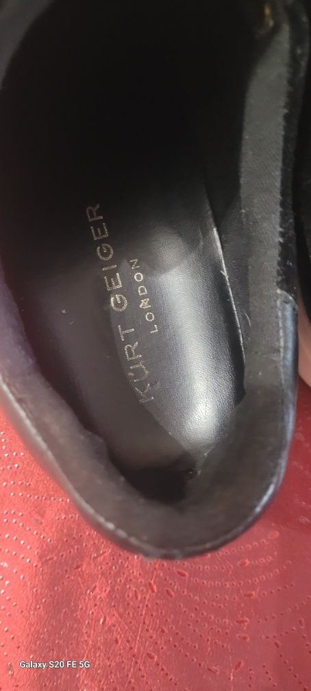Buty czarne rozmiar 38 Kurt Geiger London