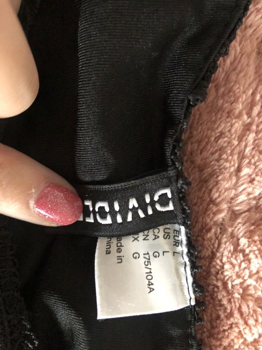 Koronkowa czarna bluzka H&M