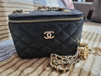 Сумка клатч чорна chanel