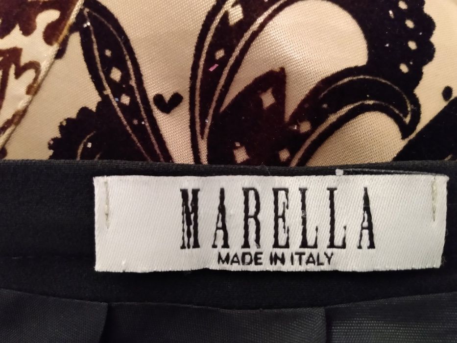 GARSONKA -Kostium MARELLA - Made in ITALY - czarny -  M/ L - 38/40