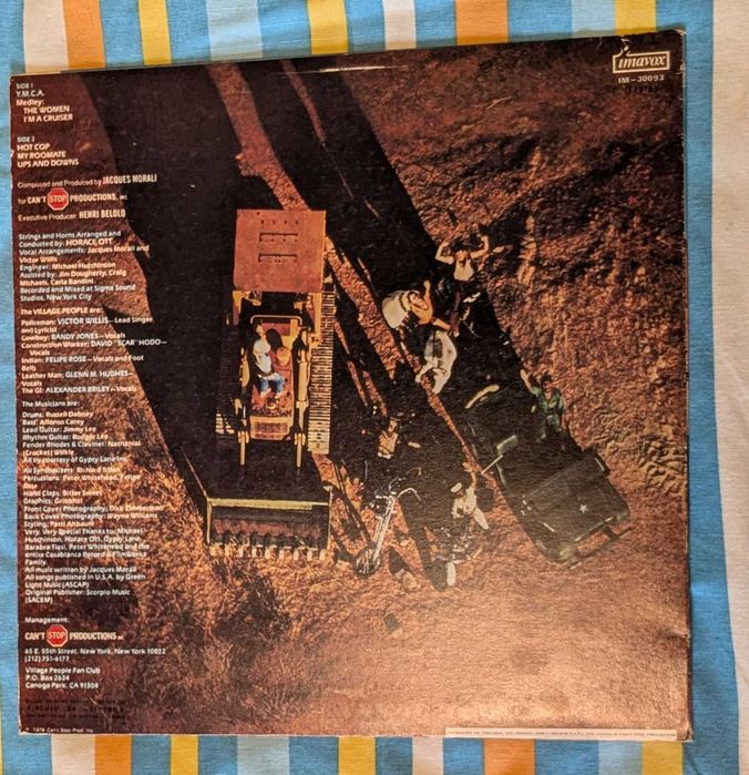 Vinyl - Village People Cruisin - 1978