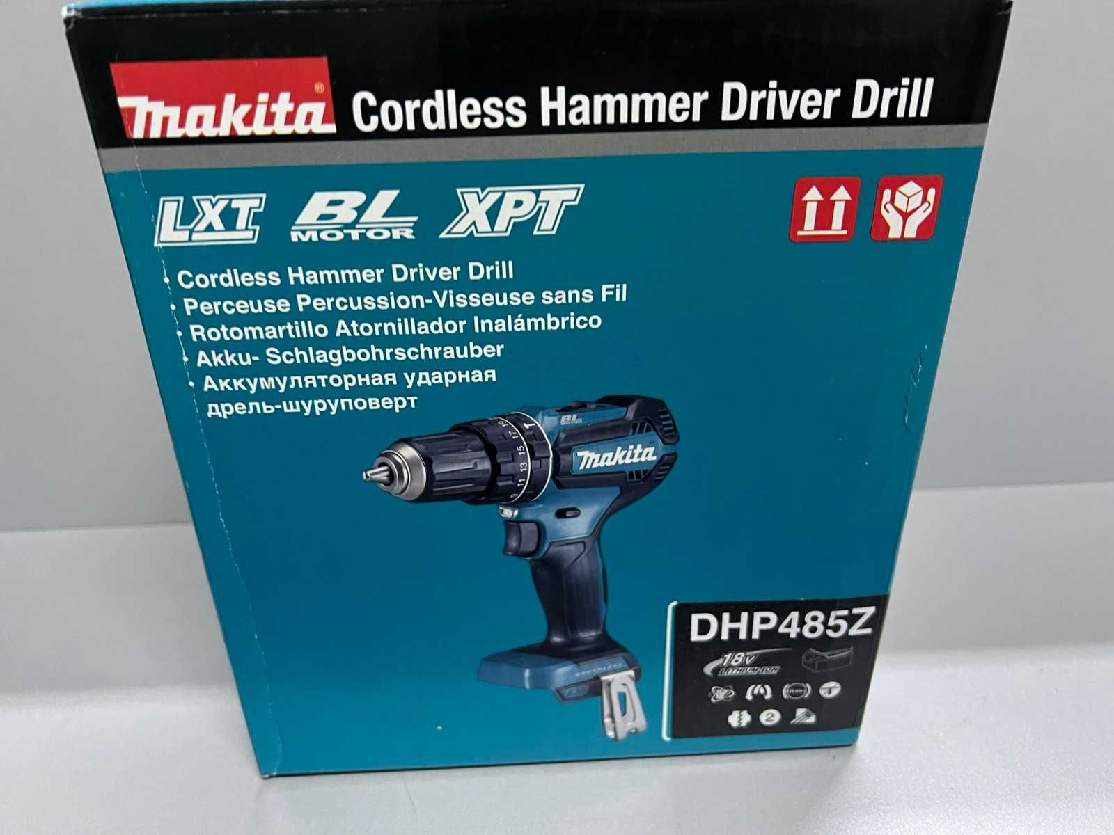 Makita DHP485Z Ударная дрель-шуруповерт, без АКБ и ЗУ НОВАЯ!