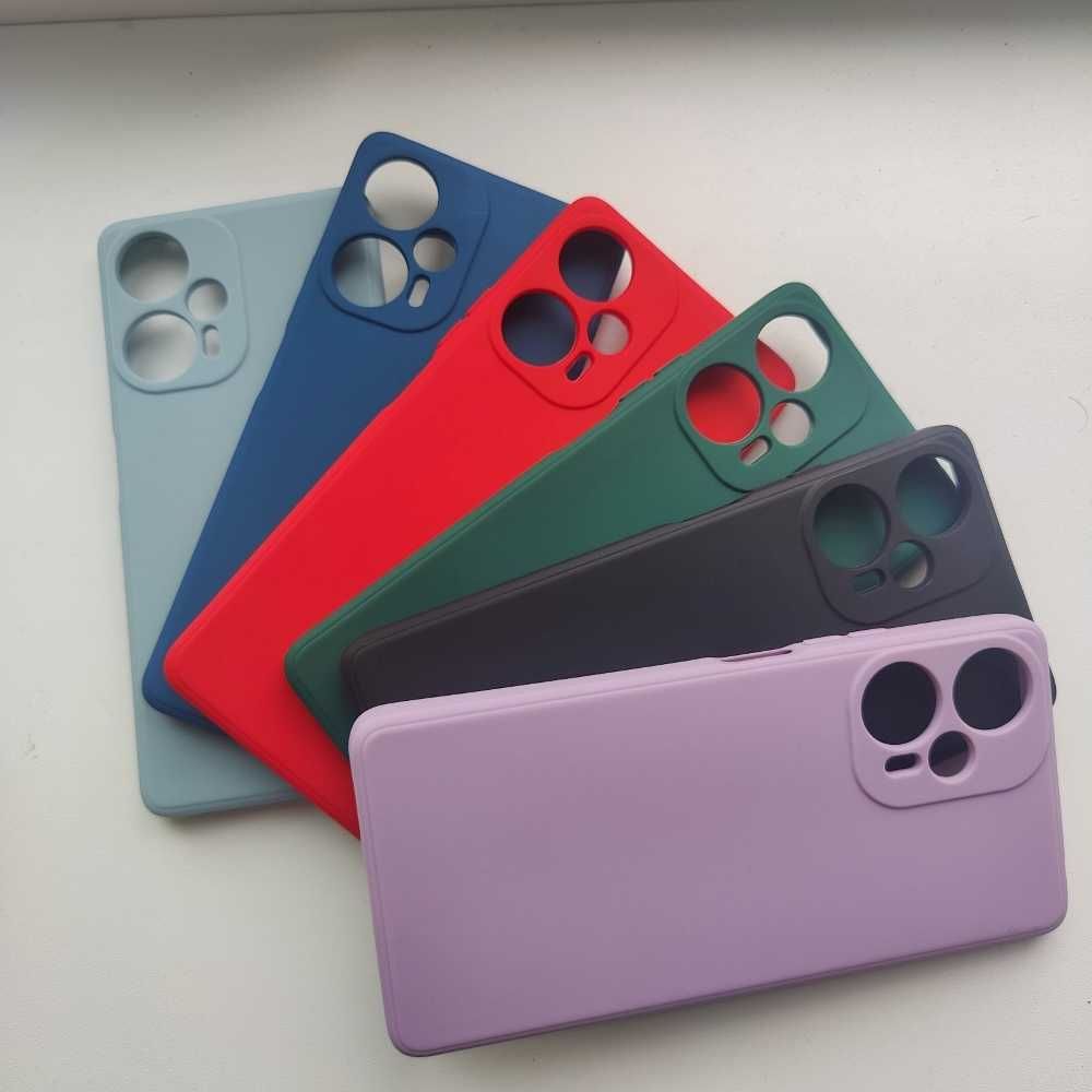 Silicone case with microfiber Poco F5 / Poco F5 Pro
