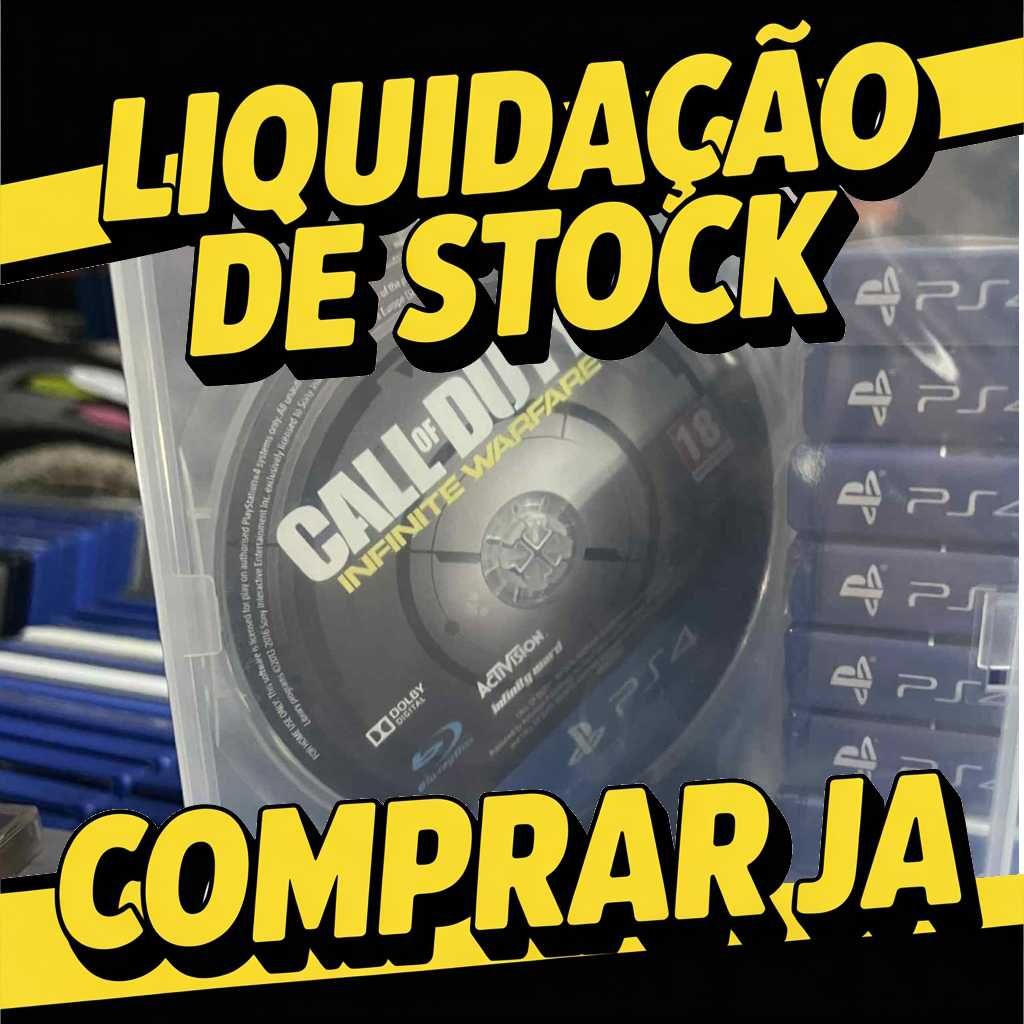 Liquidacao de jogos Playstation 4 novos e usados