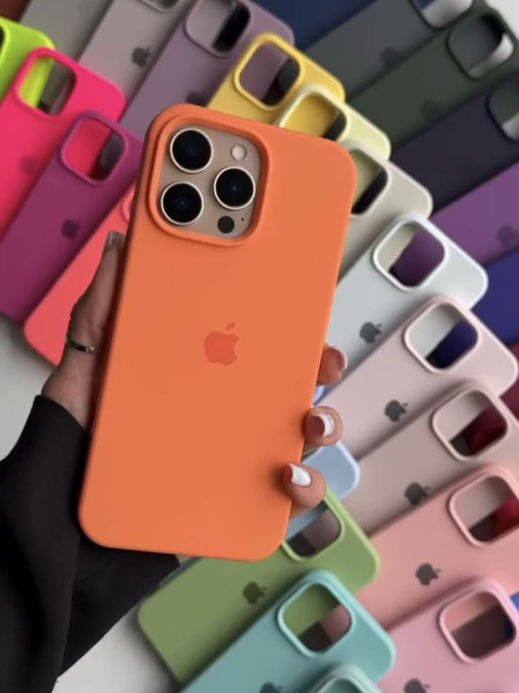 Чохол на айфон 16 про макс та інші | сиілконовий чехол для iphone pro