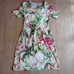 Butik sukienka wiązana dekolt woda kwiaty letnia wiązana 38/40 - M/L