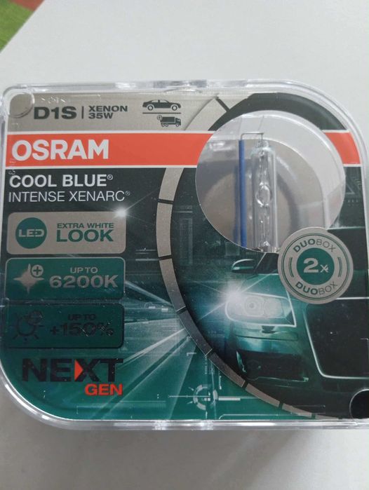 Żarówki OSRAM D1S cool blue intense next gen 6200K Oryginalne