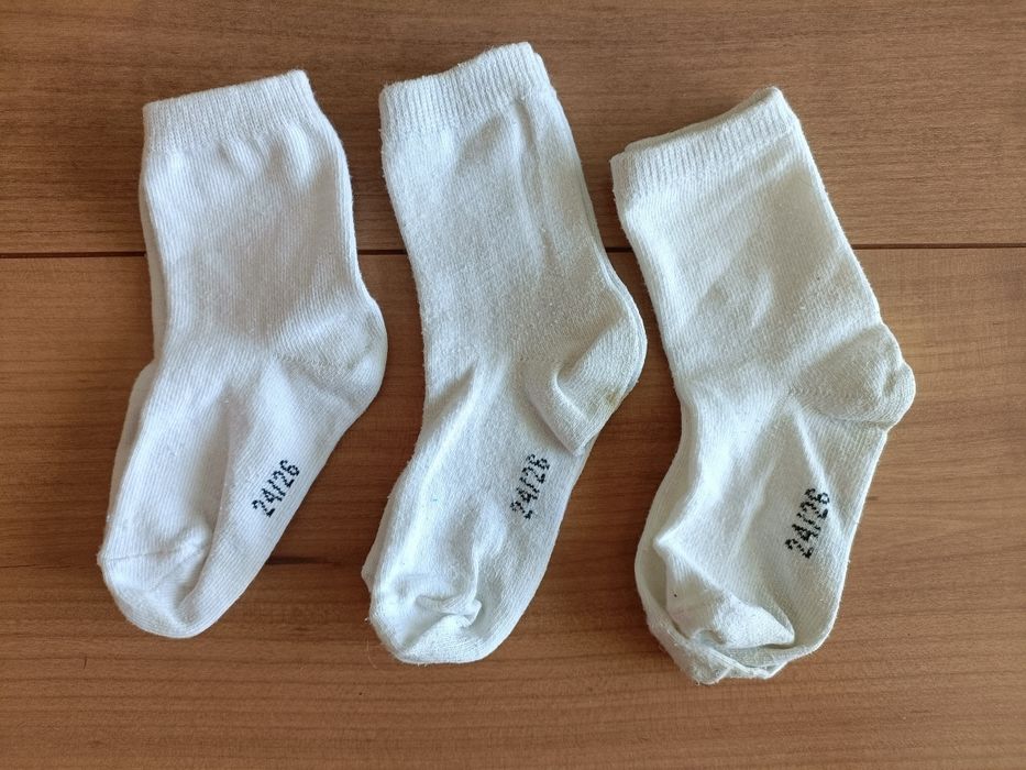 3 pares de meias criança - tamanho 24/26