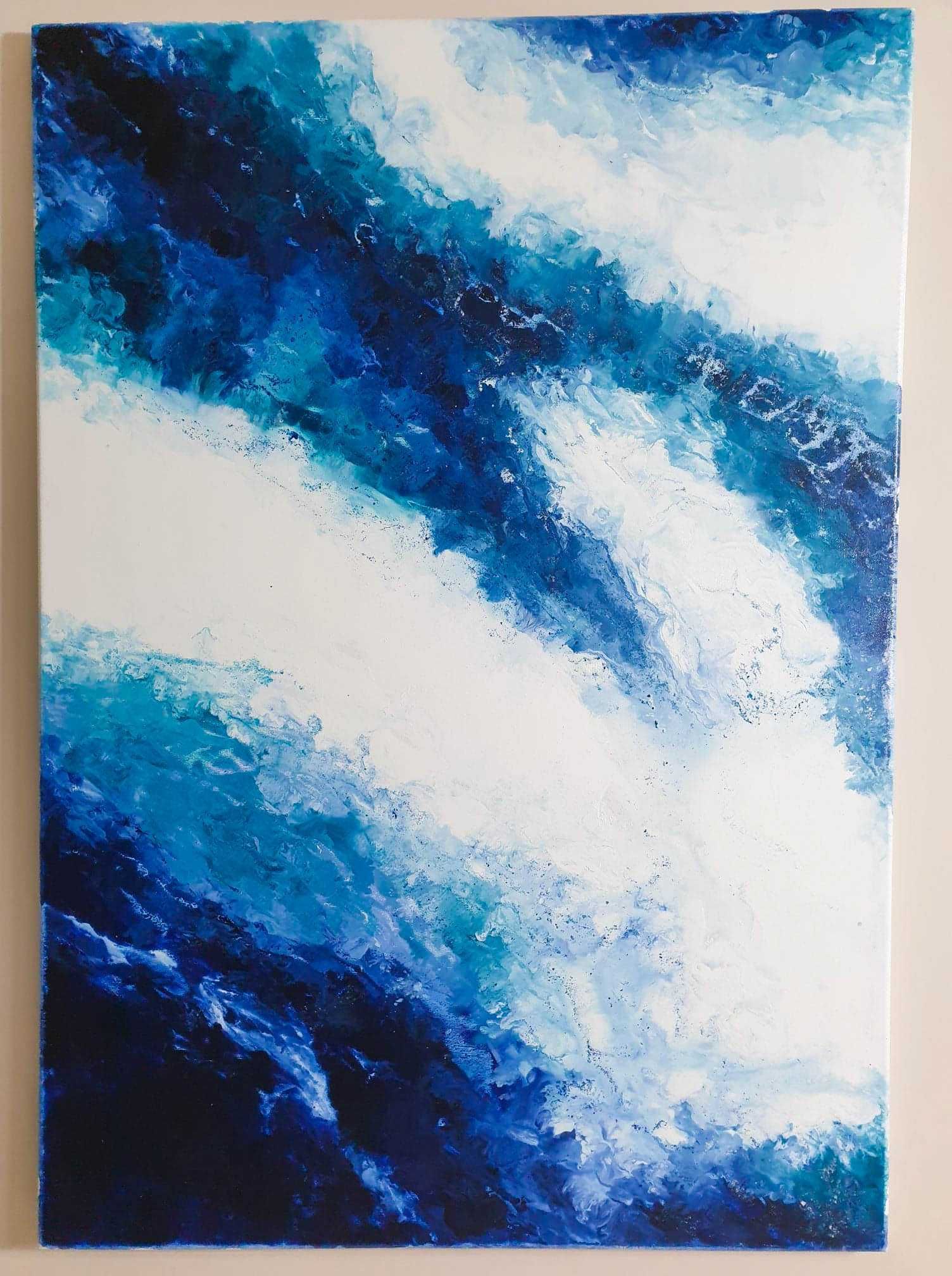 Obraz błękitna laguna 70cm x 100cm