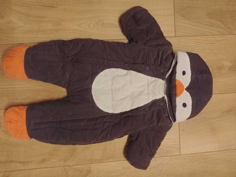 Jak nowy 50 56 Pingwin kombinezon zimowy polar dla chłopca