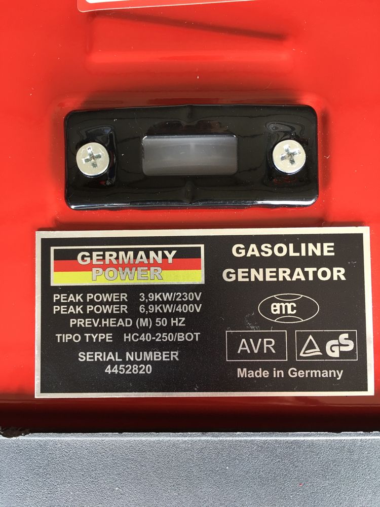 Agregat prądotwórczy generator Homburg 120 XR-3 silnik Briggs&Stratton