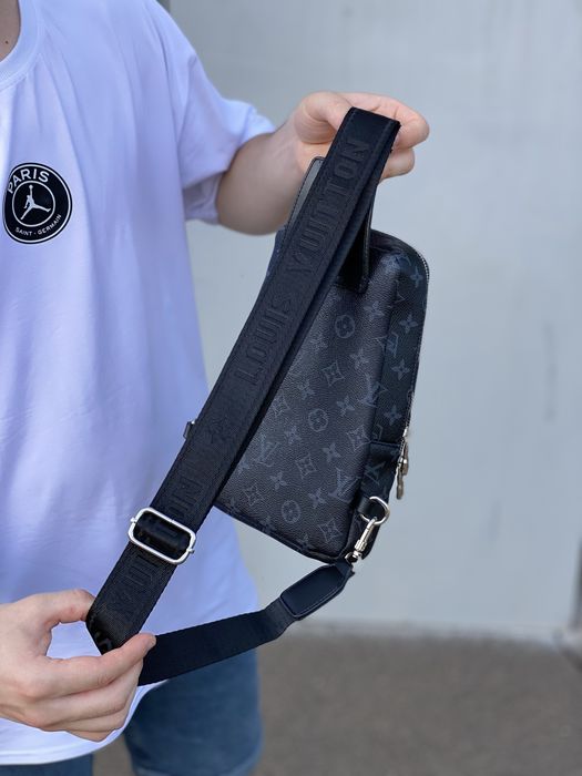 Чоловіча сумка Louis Vuitton мужская сумка через плечо слинг барсетка